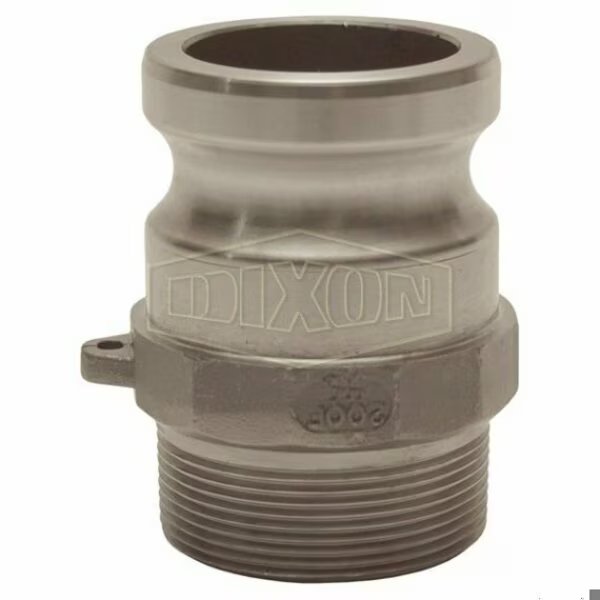 Type F Cam and Groove Adapter, 1-1/2 in, Male Adapter x MNPT, Hastelloy CW12MW, Domestic, Dixon, Mfr#: 150-F-HA